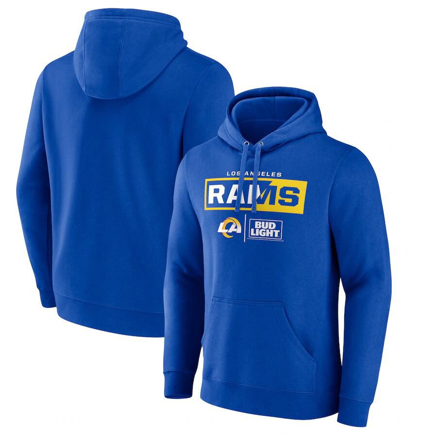 Men 2023 NFL Los Angeles Rams blue Sweatshirt style 2->buffalo bills->NFL Jersey
